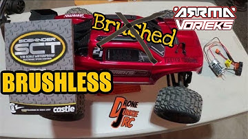 ARRMA VORTEKS BRUSHLESS CONVERSION UPGRADE