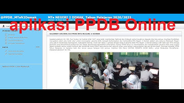 Aplikasi PPDB Online (Input Data Lengkap Sesuai EMIS)