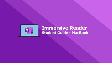 Class Notebook for Students  – Immersive Reader on Apple MacBook 🏄‍♂️