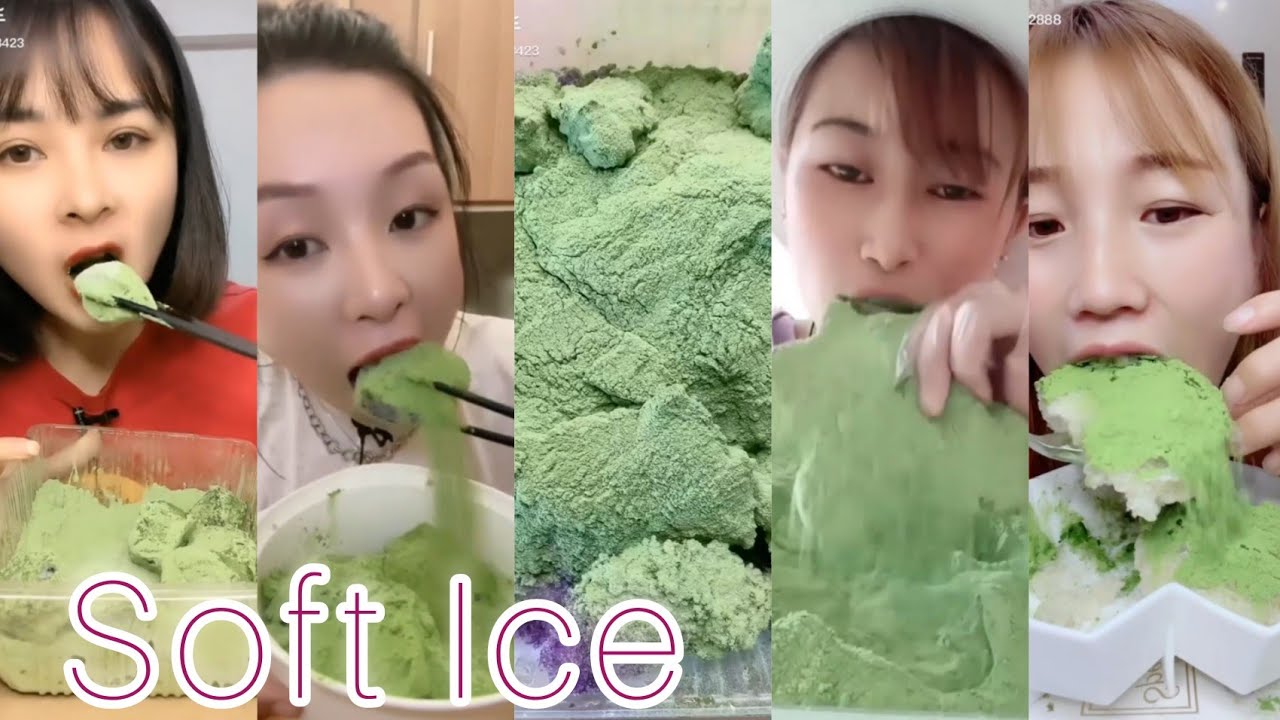 ASMR Heavy Matcha Powder IceSoft IceHard ice Crushed ice VGOOD
