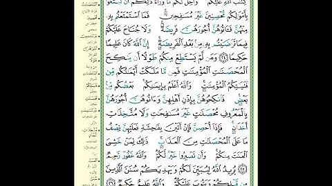 الصفحة (82) من المصحف الشريف " سورة النساء - مشروع حفظ القرآن الكريم "
