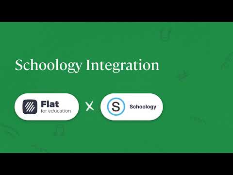 Flat for Education x Schoology: set up your integration