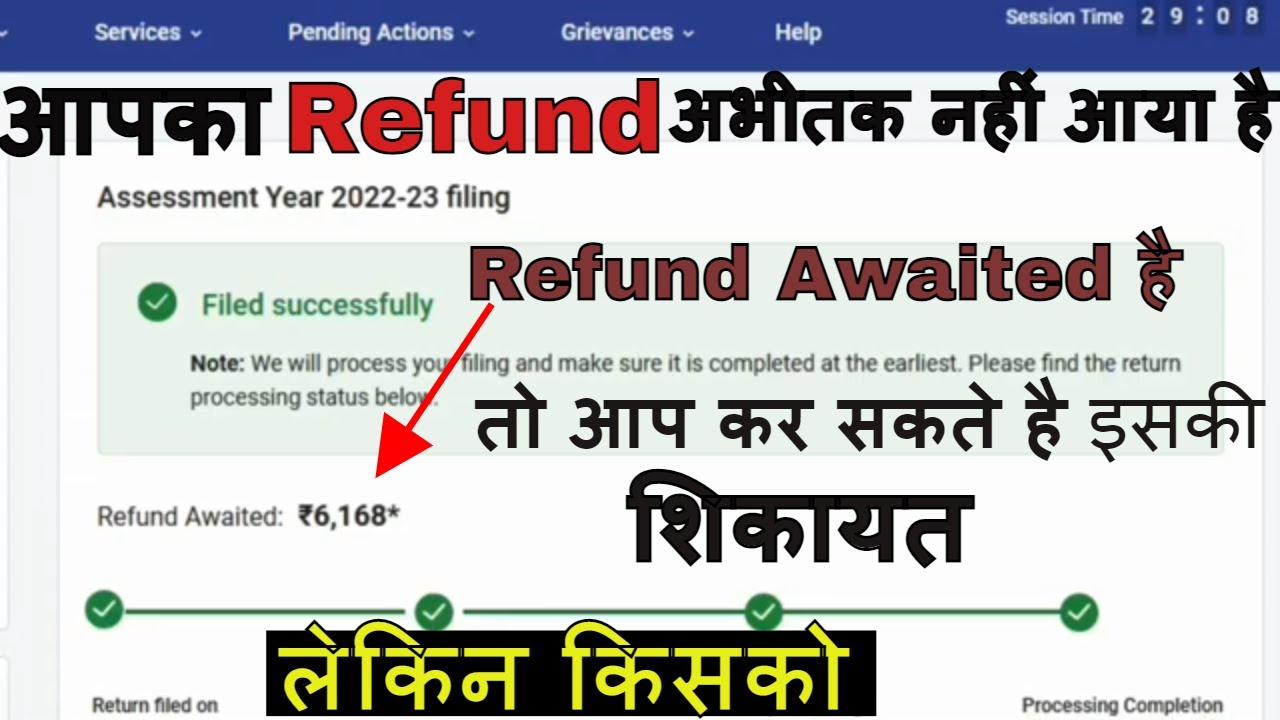 Refund Awaited Income Tax India