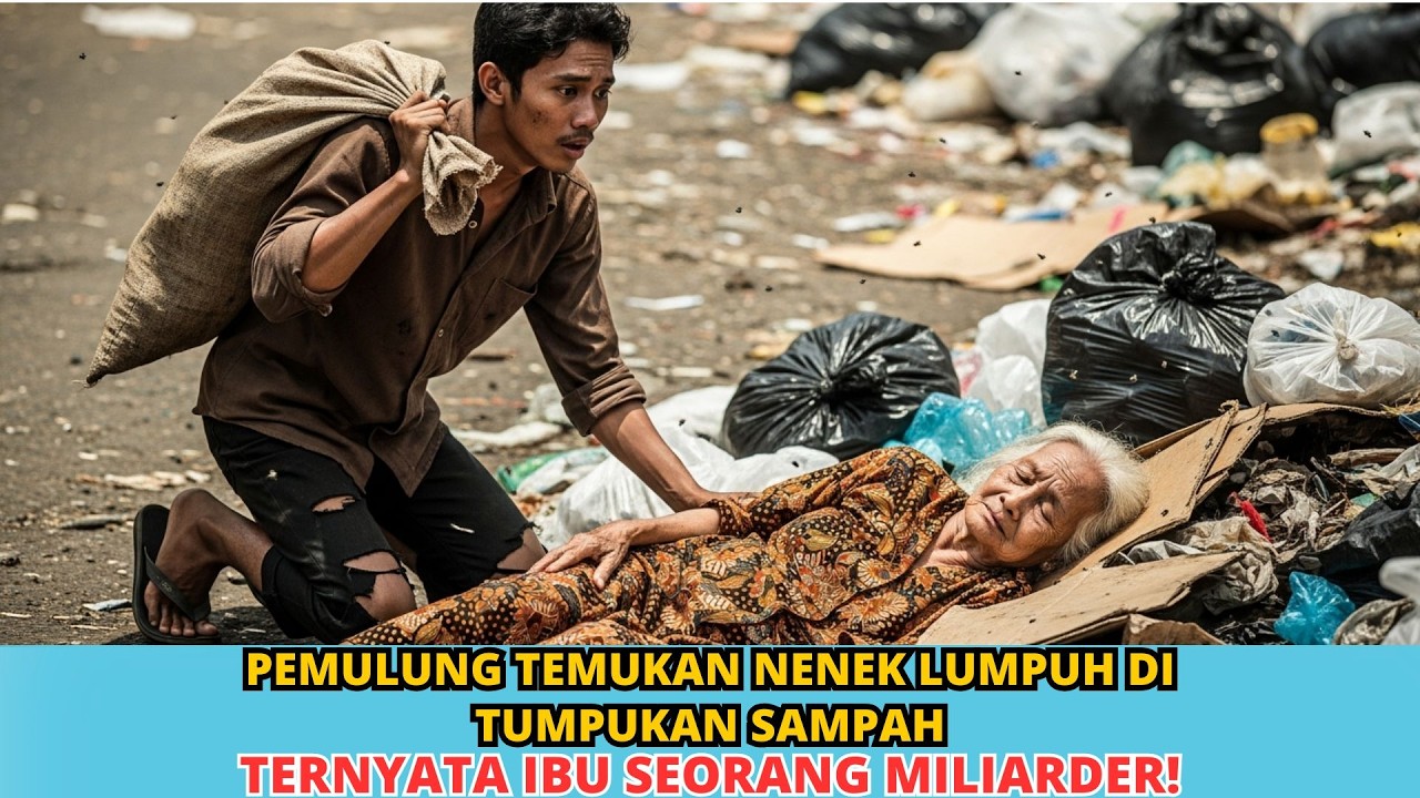 PEMULUNG MUDA TEMUKAN NENEK LUMPUH DI TUMPUKAN SAMPAH… Tak Disangka Ibunya Pengusaha Miliarder!