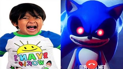 Tag with Ryan vs SONIC EXE Call Prank