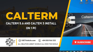 Calterm 5.6 and Caltem 3 install on 1 PC | VIETVehicle