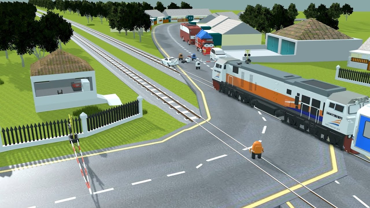 PLH KA TEGAL BAHARI TABRAK SUPRA ASLINYA RUSH TEGAL 2019|KERETA API |TRAIN CRASHT