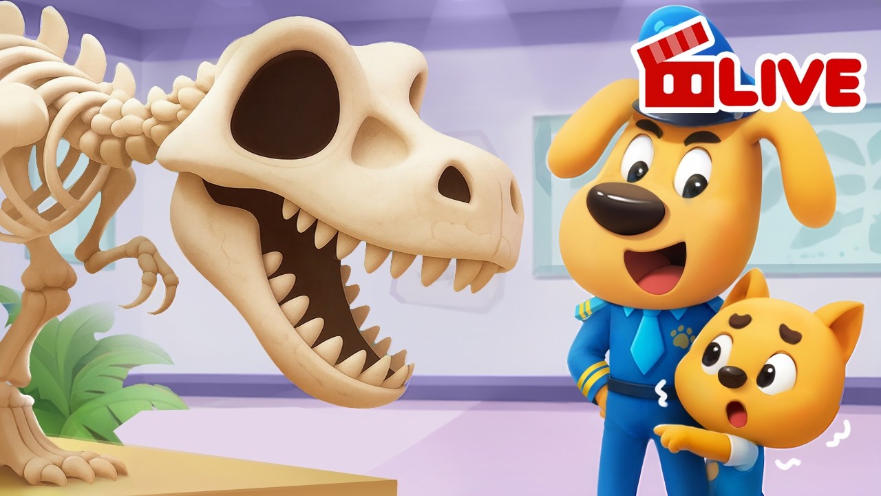 🔴 LIVE | 恐竜博物館に　行こう | アニメ | 動画 | Sheriff LabradorTV‐LIVE | ラブール警部