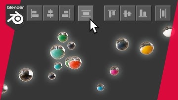 How to align and distribute objects in Blender 4.5 in one click or two...