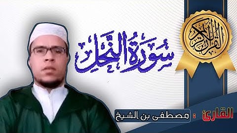 سورة النحل بصوت القارئ مصطفى بن الشيخ