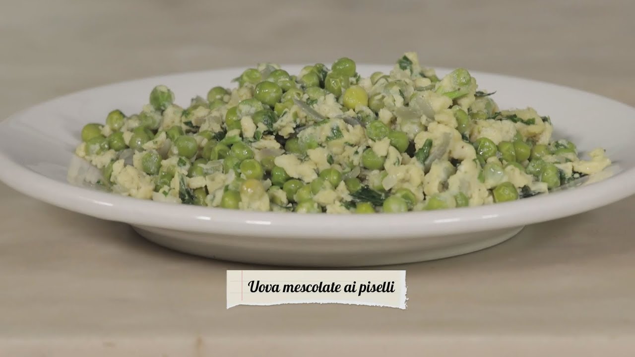 Uova mescolate a piselli | Le ricette del convento