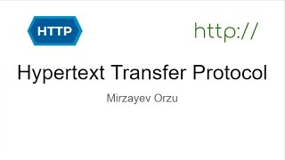 Hypertext Transfer Protocol HTTP, O'zbekchada