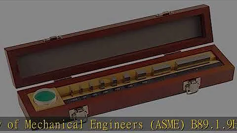 Mitutoyo - 516-930-26 Steel Rectangular Micrometer Inspection Gage Block Set with Optical Parallel,