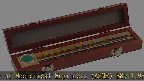 Mitutoyo - 516-930-26 Steel Rectangular Micrometer Inspection Gage Block Set with Optical Parallel,