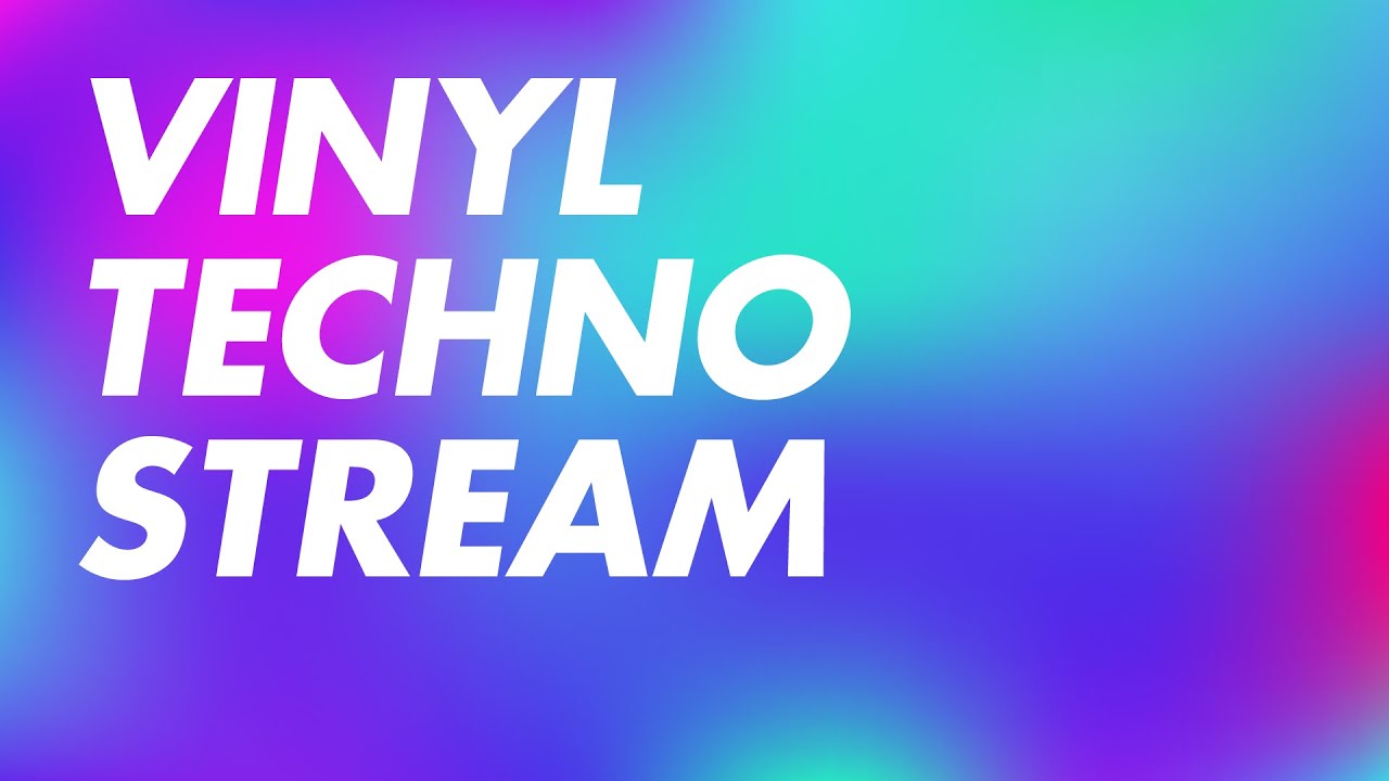 Vinyl Techno Stream - Friday grooves 💃