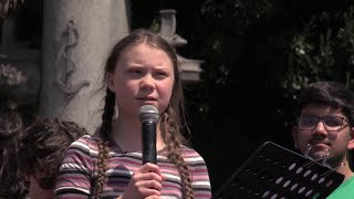 Fridays for future, il discorso di Greta Thunberg: \