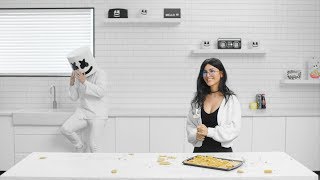 Sssniperwolf Marshmello Make Fortnite Sunbeam Crystal Pop Rocks Cooking With Marshmello