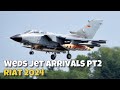 RIAT WEDNESDAY JET ARRIVALS - Part Two • F-16s, F-15s, Tornados and more!