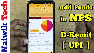 D-Remit UPI option | Add Funds to NPS account to get same-day NAV screenshot 4