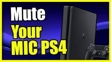 How to MUTE your Microphone on PS4 Console