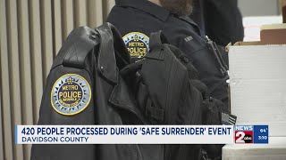 420 people processed during Metro Nashville 'Safe Surrender' event