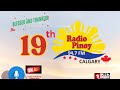 19th RADIO PINOY 94.7FM Calgary with Juan Manila