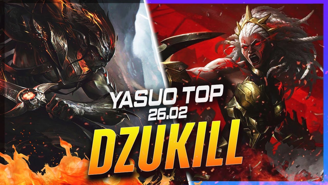 Dzukill - Ясуо против Амбессы на верхней линии, патч 26.2 - Геймплей за Ясуо