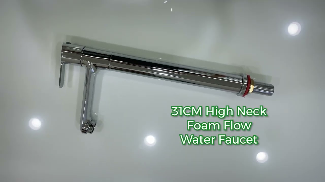 Lotus High Neck Pillar Tap | Premium Brass Faucet for Basin & Kitchen