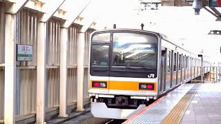 【JR中央本線】国立駅　トタ82発車【209系1000番台】