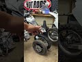 Let’s put the supermoto wheelset on my brand new FRP FX125 pitbike! 😁🔥 This looks awesome but also