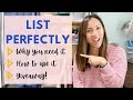 List Perfectly: Tutorial, Review, and GIVEAWAY!