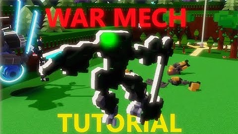 WAR MINI MECH Tutorial! | Roblox Build a Boat