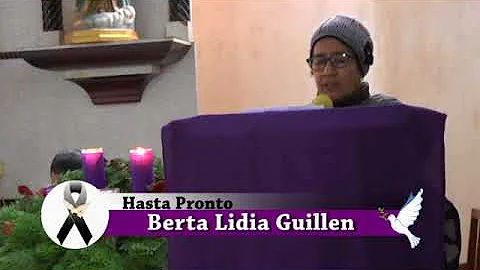 Entierro de Berta Lidia Guillen