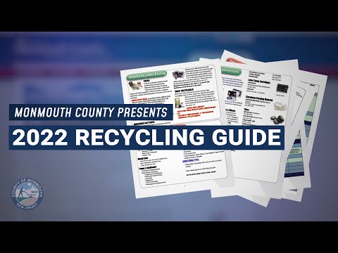 Monmouth County Recycling Guide (2022)