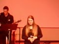 Mia Preine synger Gabriella&#39;s Sang under årets UKM 2015