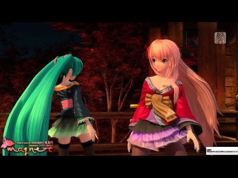 【初音ミク】　magnet　 ( Project DIVA Future Tone DX)