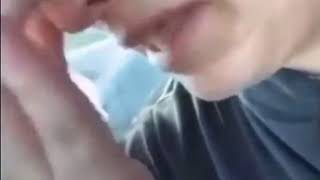 Women shits herself and gets pulled over