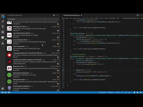 使用Vscode開發SpringBoot - Part. 1