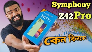 Symphony Z42 Pro Full Review Unboxing | কেন কিনবেন.! #symphonyz42pro #review #unboxing #arifbangla