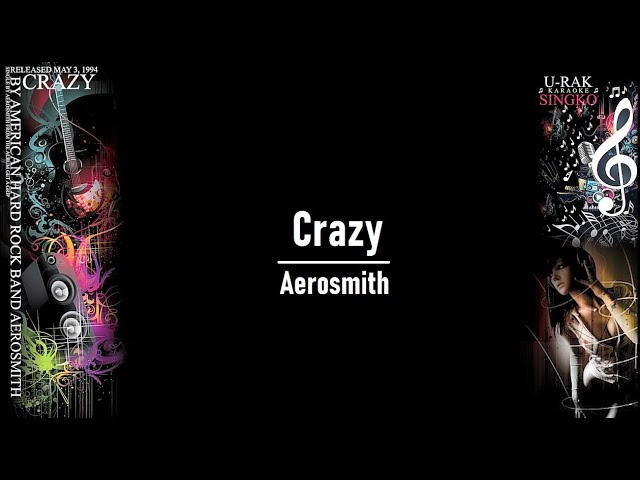 Crazy - Aerosmith | Karaoke ♫