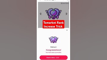 Tomarket Rank Increase Trick 🍅#tomarket #toma #shortsfeed