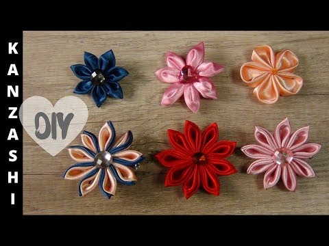 How to make kanzashi petals | Kanzashi petals tutorial | Návod kanzashi lístky PART 1