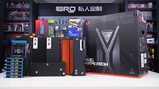 「BRO」4K PC Build Asus ROG Hyperion GR701 With 13900K+RTX4090.华硕玩家国度创世神机分体水冷#pcbuild
