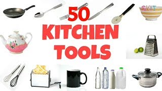 50 Kitchen Tool names in English # Terms # Items # Things