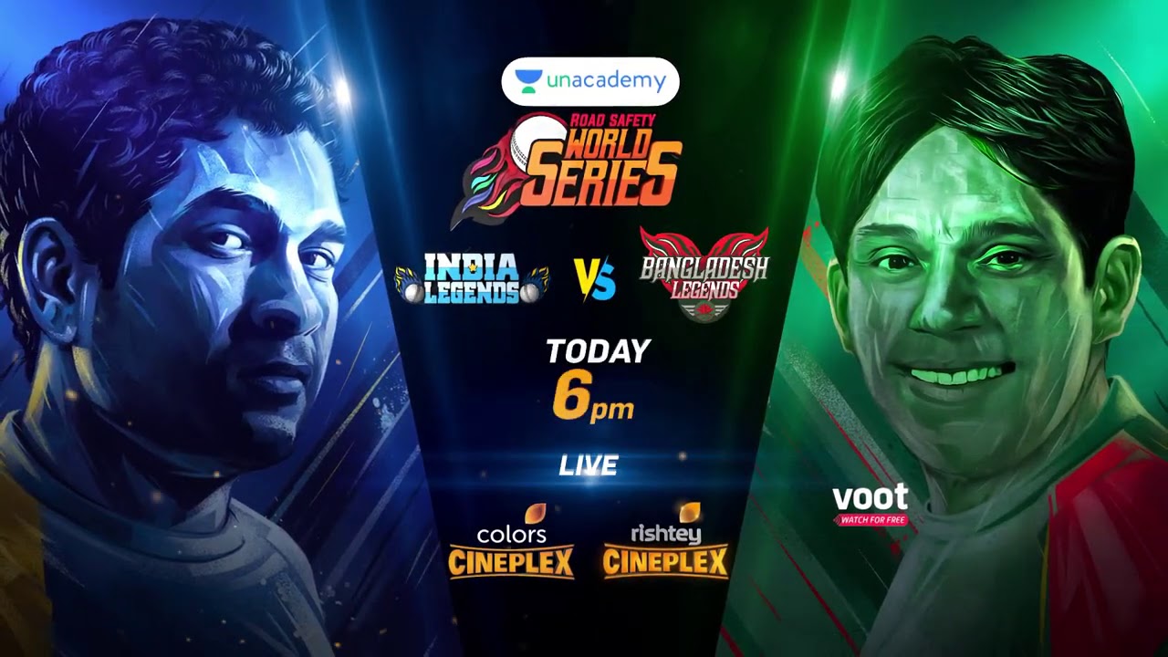 LIVERoad Safety World Series India Legends Vs Bangladesh Legends Watch For Free On Voot