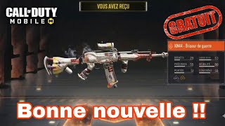 Bonne Nouvelle Pour La 1Ère Arme De Rareté Legacy Gratuite Kn44 Briseur De Guerre Cod Mobile Fr