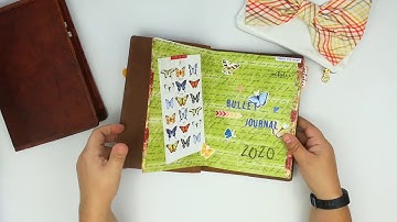 October 2020 planner set up with cocoa daisy