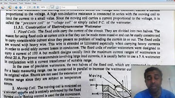 EET203 Power Measurement and Wattmeters Part 1