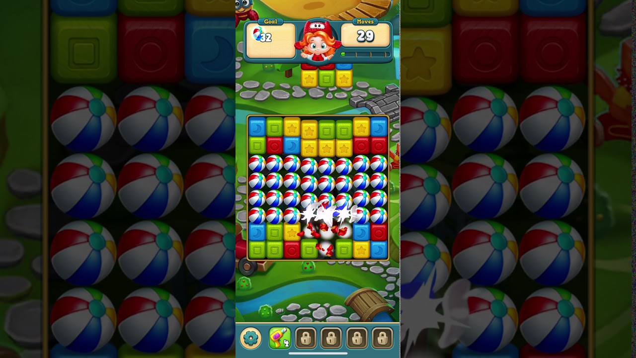 Toy Blast: game play Level 1 - 20