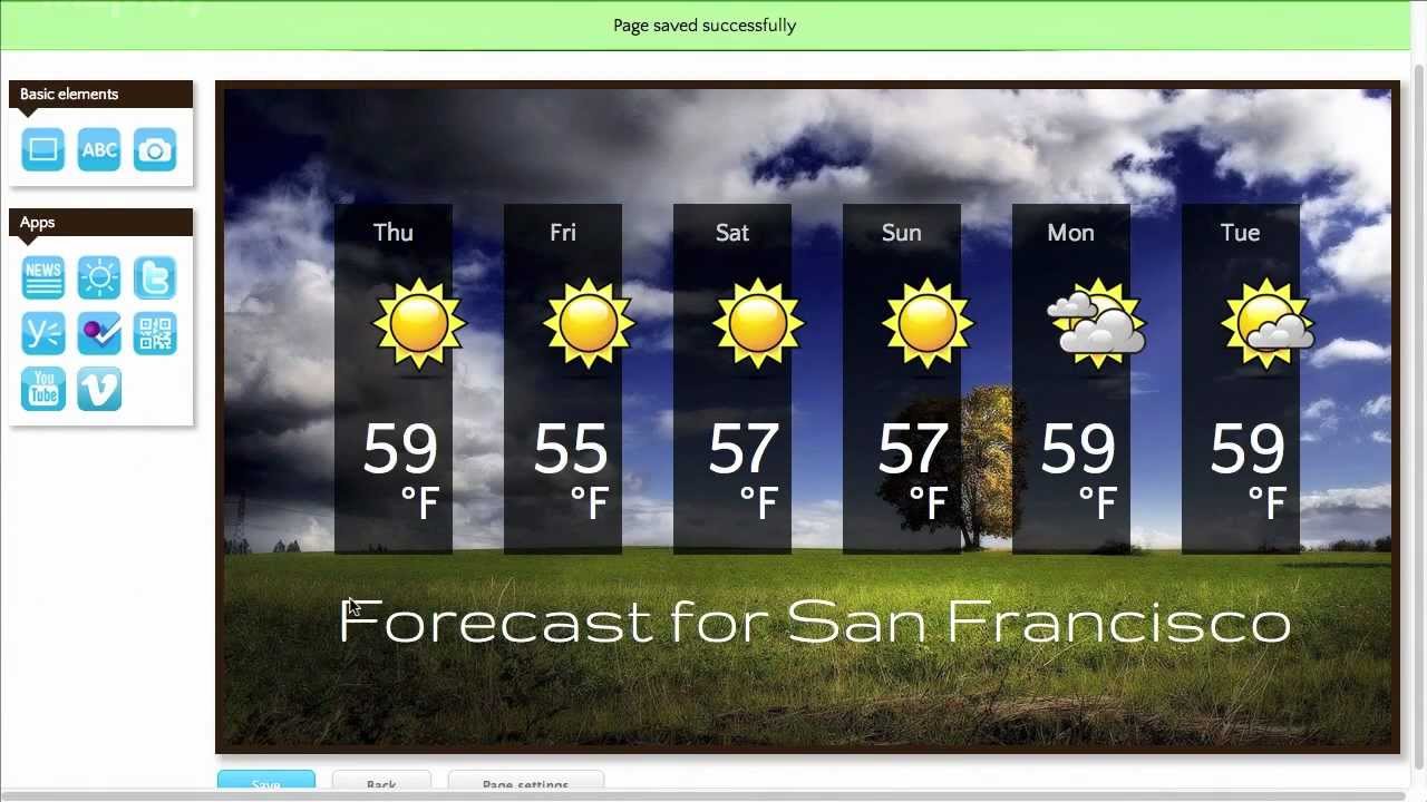 Weather Forecast On Your TV Screen Bizplay YouTube